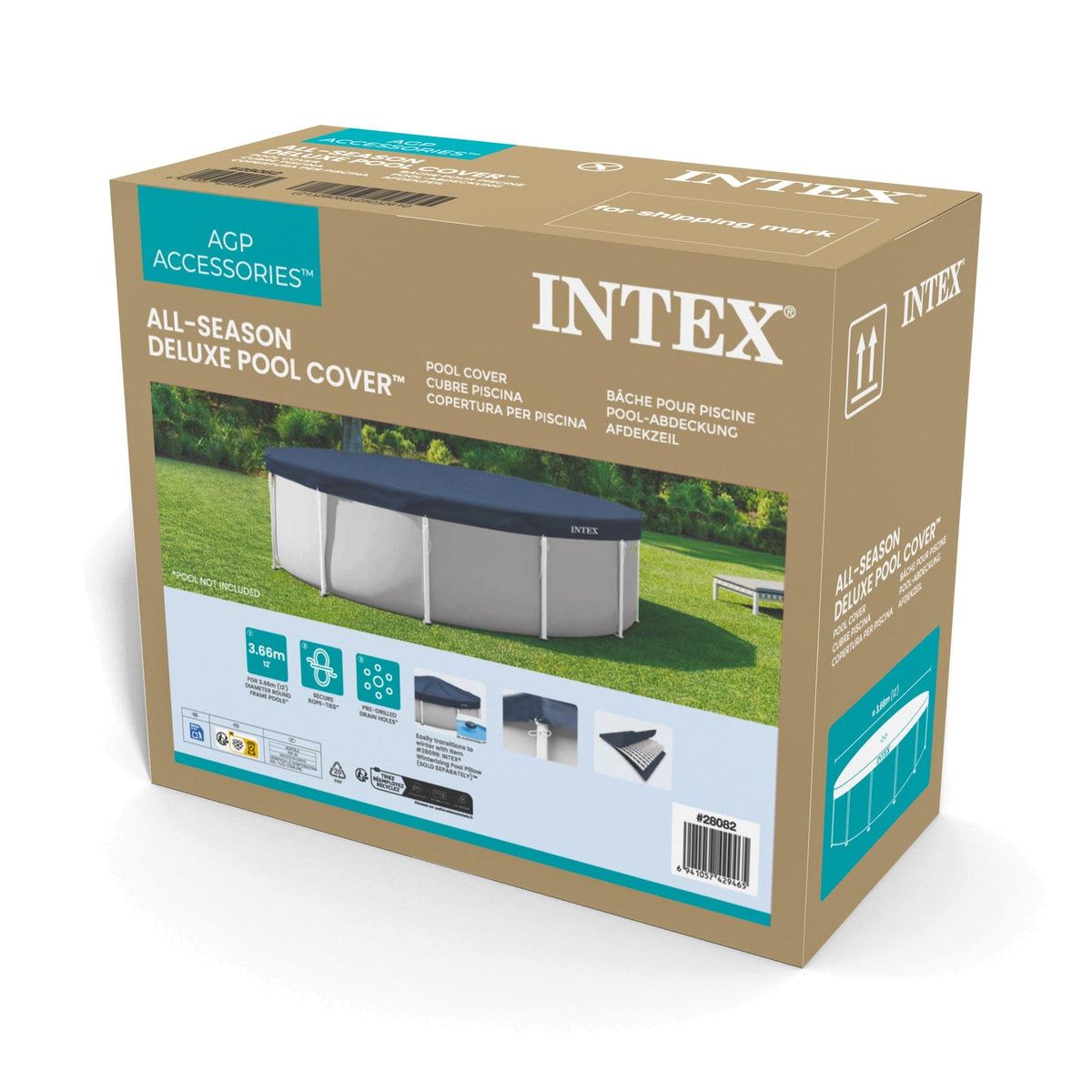 Cobertor All-Season INTEX para Piscina Redonda 366 cm - caja