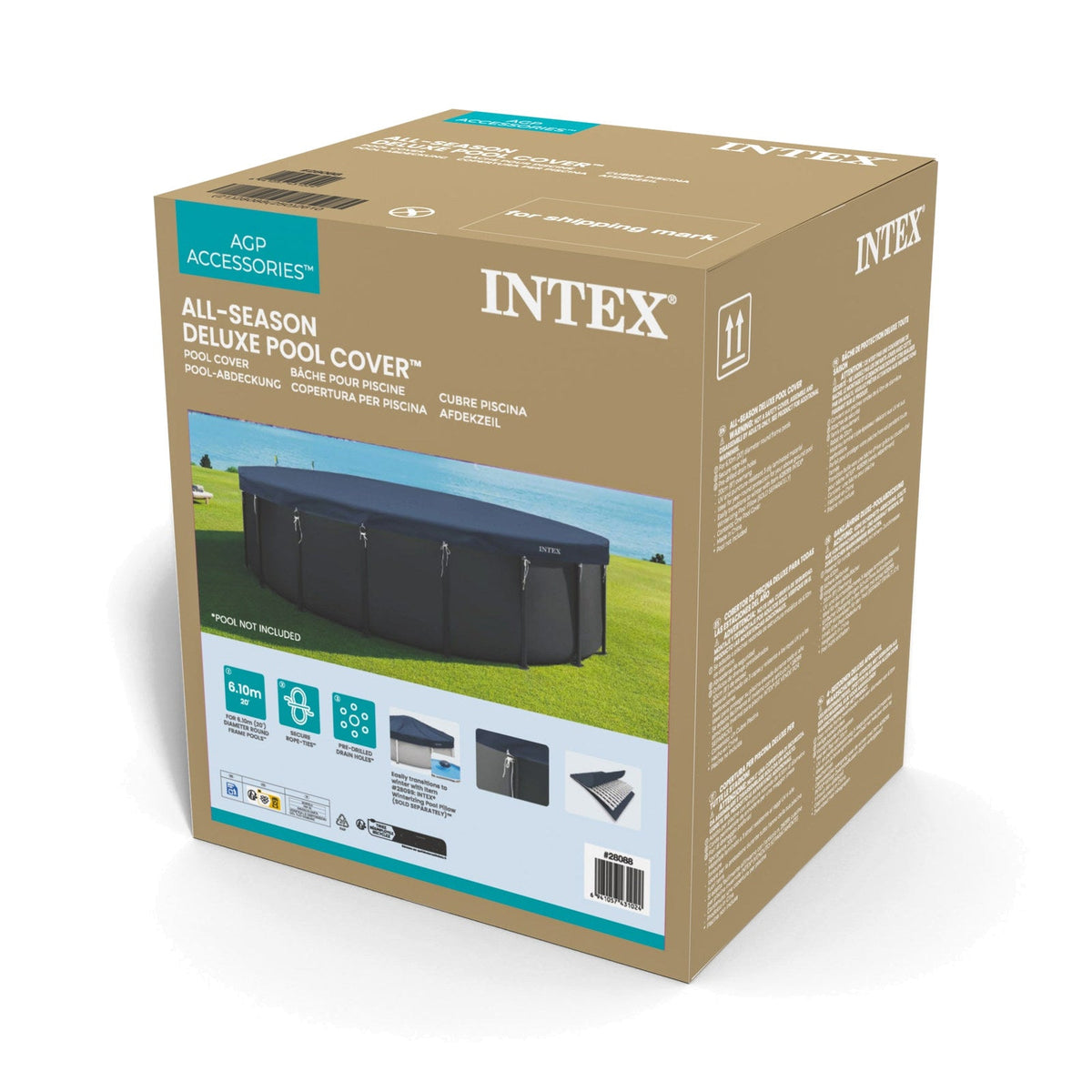 Cobertor All-Season INTEX para Piscina Redonda 610 cm - caja