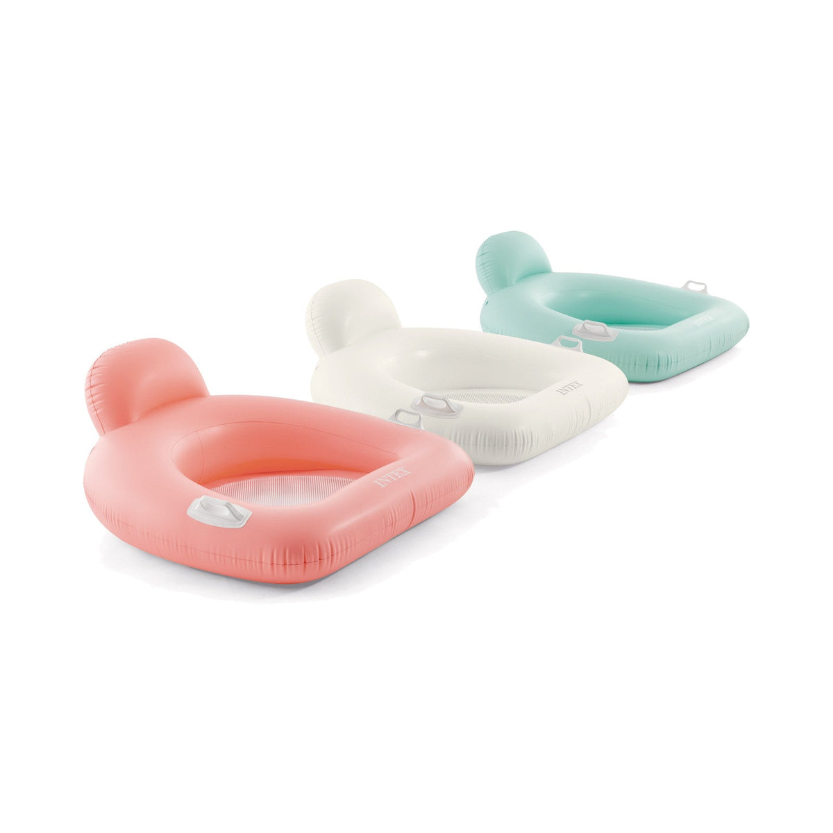 Sillón Flotante INTEX Pillow Float Lounge con Almohada 114 x 107 cm