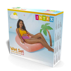 Sillón Flotante INTEX Pillow Float Lounge con Almohada 114 x 107 cm - caja 8