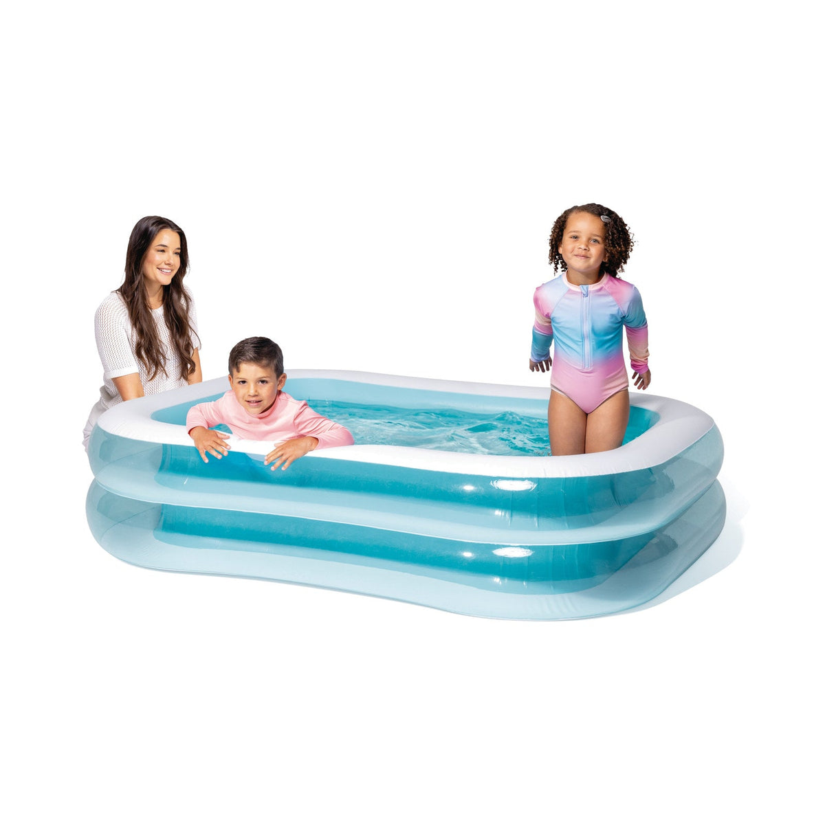 Piscina Inflable Familiar INTEX Swim Center 203 x 152 x 48 cm - en uso 7