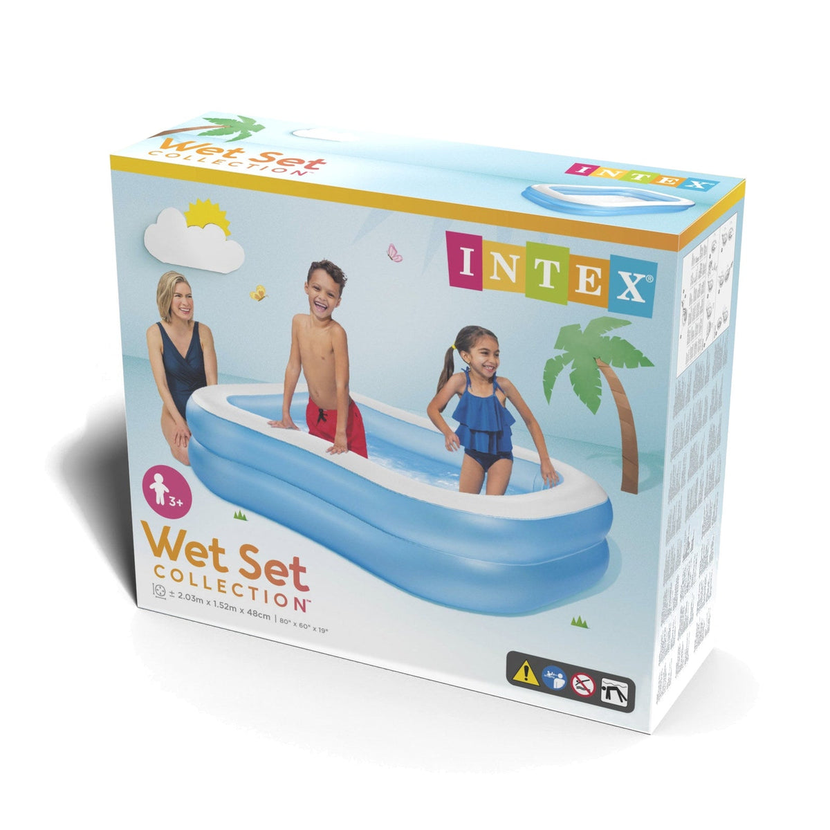 Piscina Inflable Familiar INTEX Swim Center 203 x 152 x 48 cm - caja 8