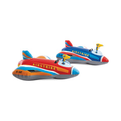 Flotador Montable INTEX Jet Fighter con Pistola de Agua 104 x 117 cm