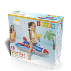 Flotador Montable INTEX Jet Fighter con Pistola de Agua 104 x 117 cm - caja 7