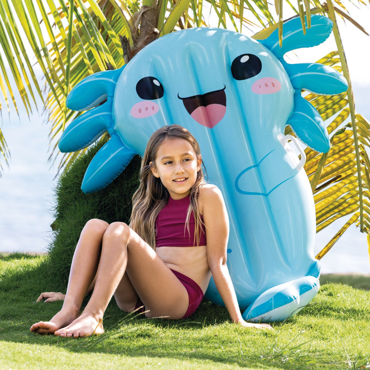 Flotador Inflable INTEX Ajolote 94 x 109 cm - en uso 6