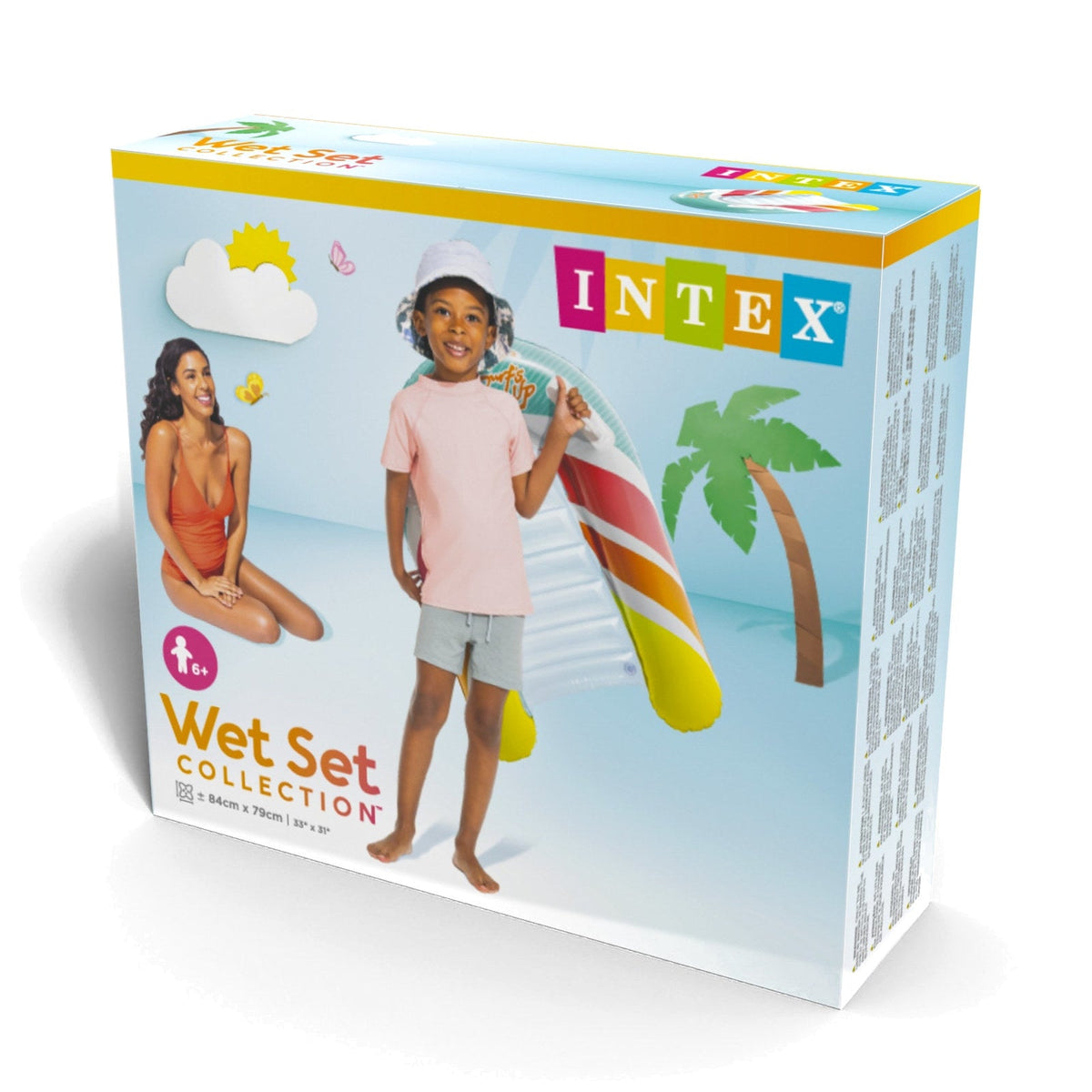Tabla Flotadora INTEX Surf's Up Riders 84 x 79 cm - caja 7
