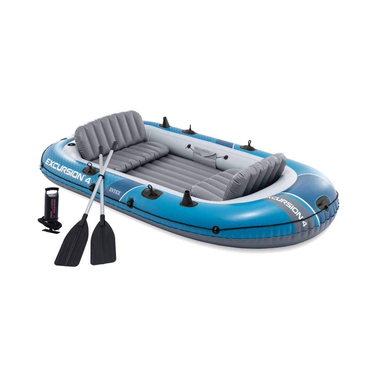 Bote Inflable INTEX Excursion 4 con Remos y Bomba 315 x 165 x 43 cm - vista 3