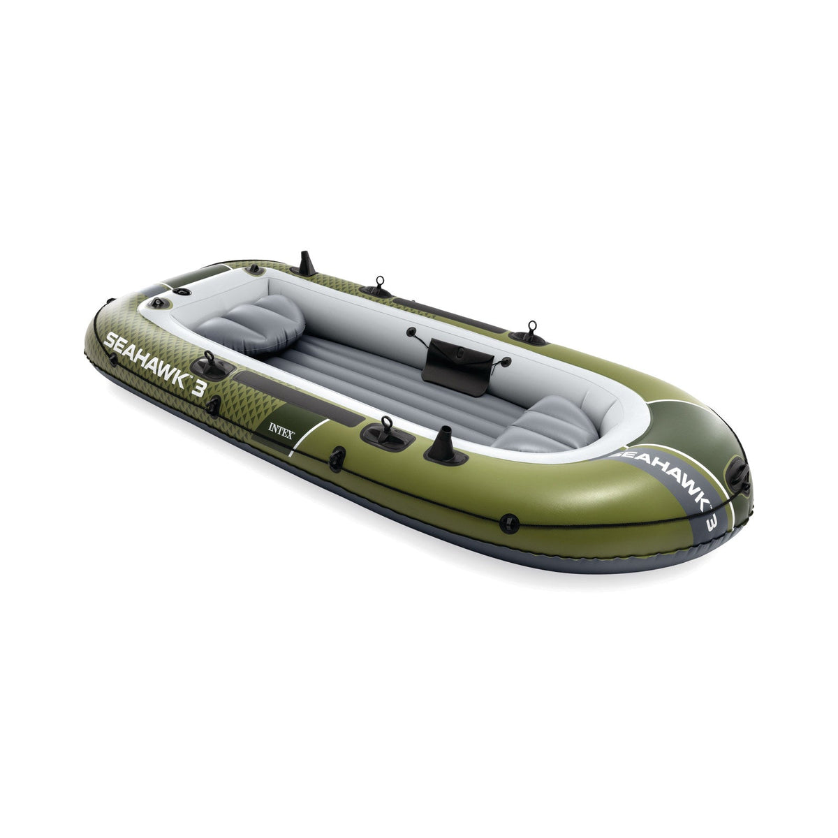 Bote Inflable INTEX Seahawk 3 con Remos y Bomba 295 x 137 x 43 cm