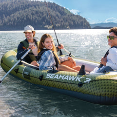 Bote Inflable INTEX Seahawk 3 con Remos y Bomba 295 x 137 x 43 cm - en uso 6