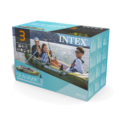 Bote Inflable INTEX Seahawk 3 con Remos y Bomba 295 x 137 x 43 cm - caja 8