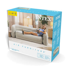Sofá Inflable Curvo INTEX 3 Plazas Beige 229 x 109 x 81 cm - caja