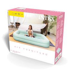 Colchón Inflable Infantil INTEX con Inflador Manual 107x168x25 cm Kidz Travel - caja