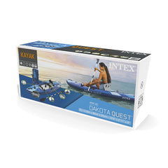 Kayak Inflable INTEX Dakota Quest Sit-On-Top para 1 Persona 320 x 89 cm - caja 8