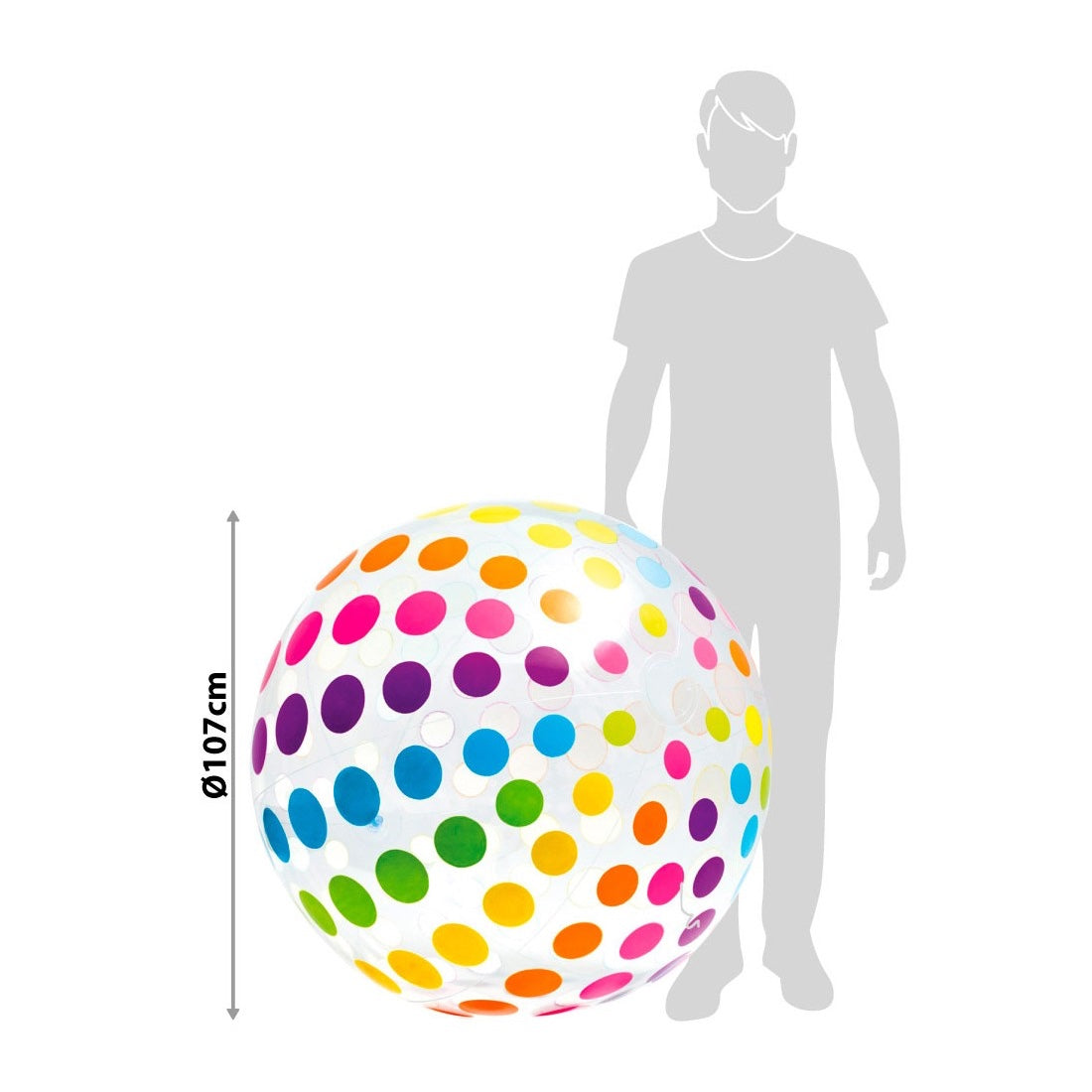 Pelota Inflable INTEX Jumbo XL 107cm