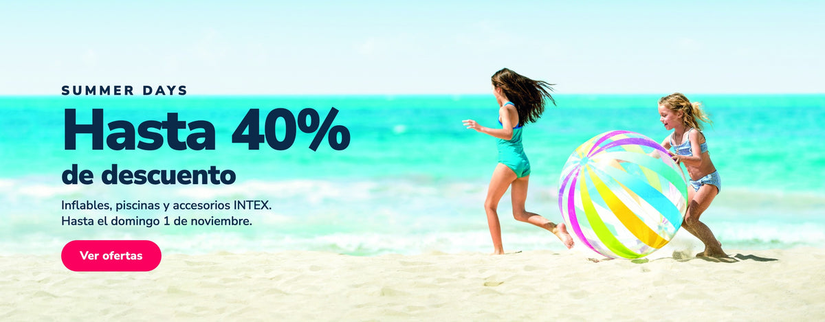 Summer Days: hasta 40% de descuento en inflables, piscinas y accesorios INTEX, hasta el domingo 1 de noviembre. Ver ofertas.
