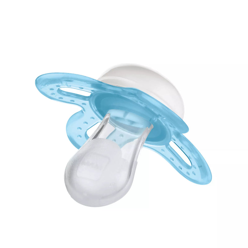 2 Chupetes Silicona MAM Start Flow 0-2m, Azul, Diseño Variado