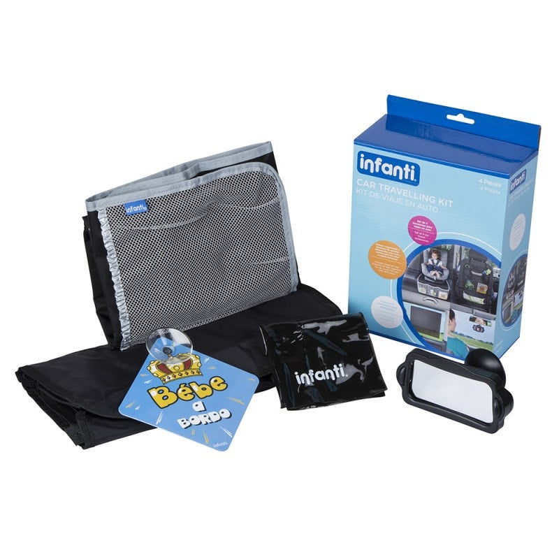 Set 4 Accesorios para Auto INFANTI Car Travelling Kit
