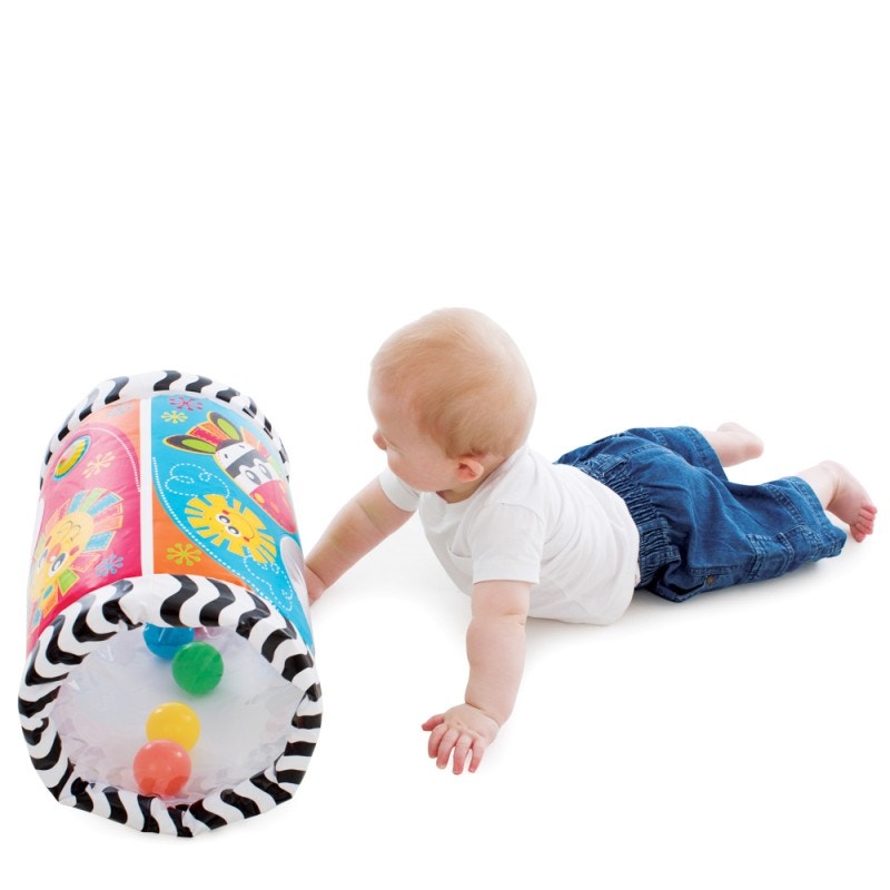 Inflable para Gatear con Música PLAYGRO Peek and Roller