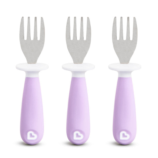 Set de 3 Tenedores para Niños MUNCHKIN Raise, Púrpura