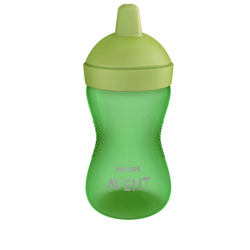 Vaso con Boquilla Dura AVENT Hard Spout 9m+, Verde