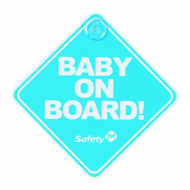 Letrero Baby On Board SAFETY 1ST