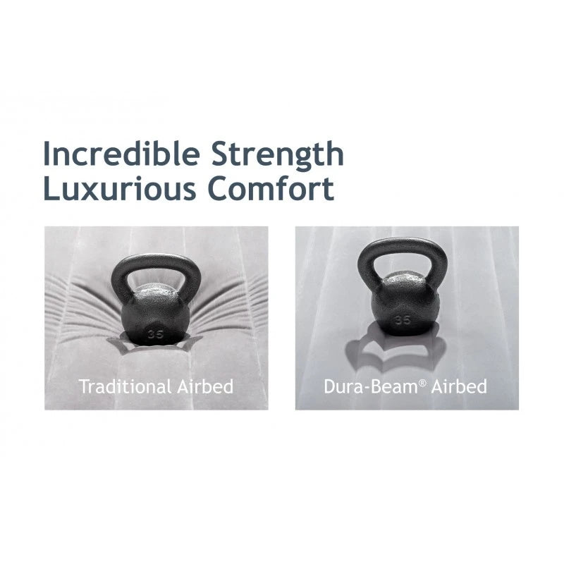 Colchón Inflable Queen INTEX 2 Plazas Dura-Beam Deluxe