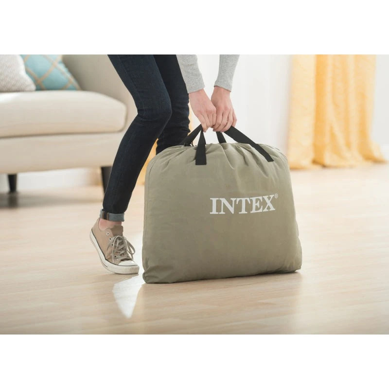 Colchón Inflable Queen INTEX 2 Plazas Dura-Beam Deluxe