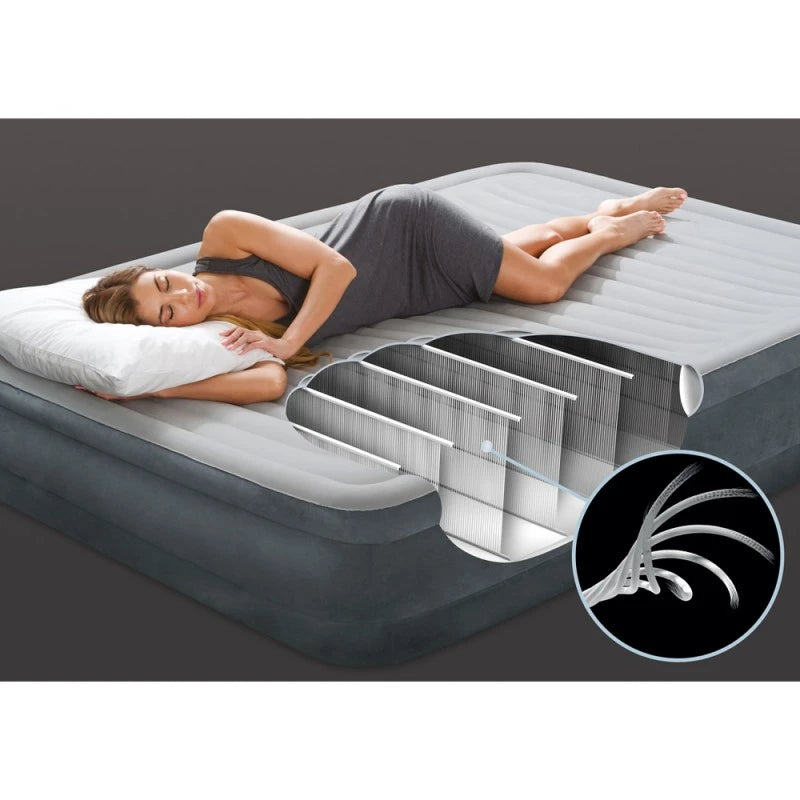 Colchón de Aire Queen INTEX Fiber Tech Dura-Beam Full Comfort Plush