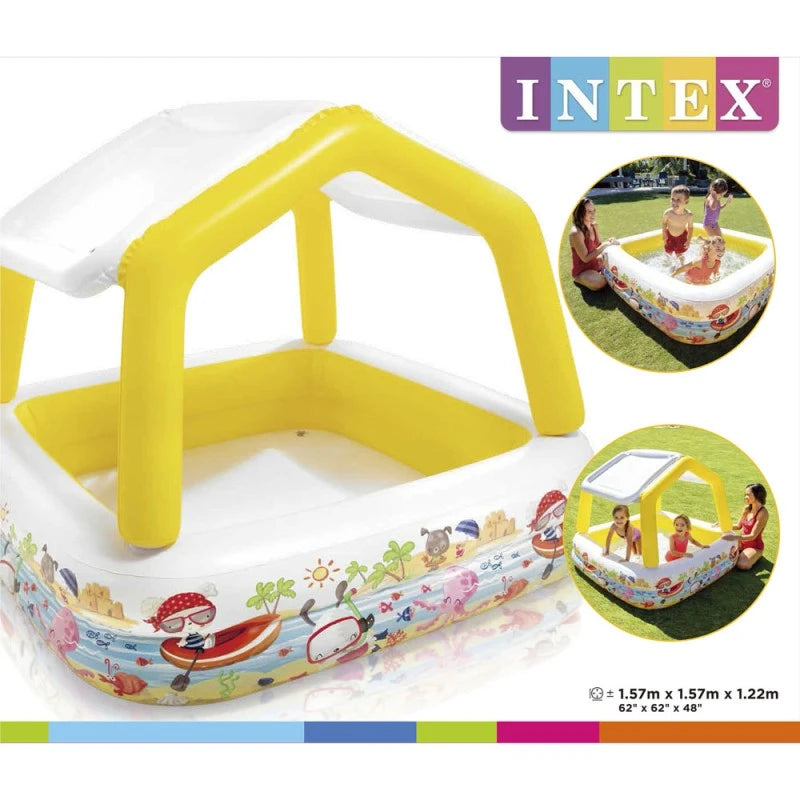 Piscina Inflable con Techo INTEX Sun Shade 1.57m x 1.57m x 1.22m