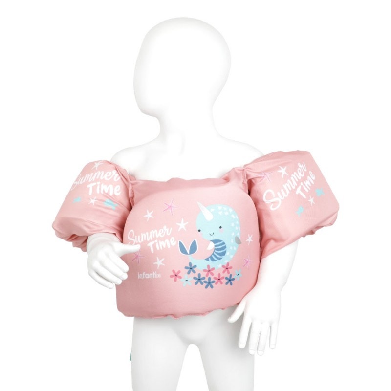 Flotador de Alitas INFANTI Narval Rosado
