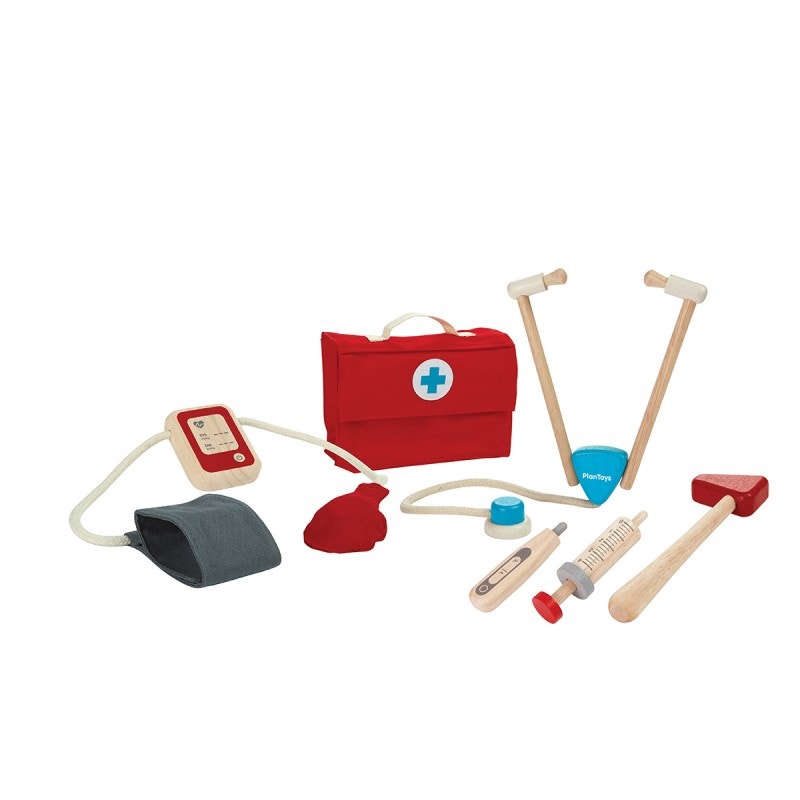 Juguete de Madera Set de Médico PLANTOYS