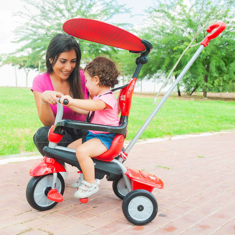Triciclo 4 Etapas SMARTRIKE STR Zoom Toddler, Rojo