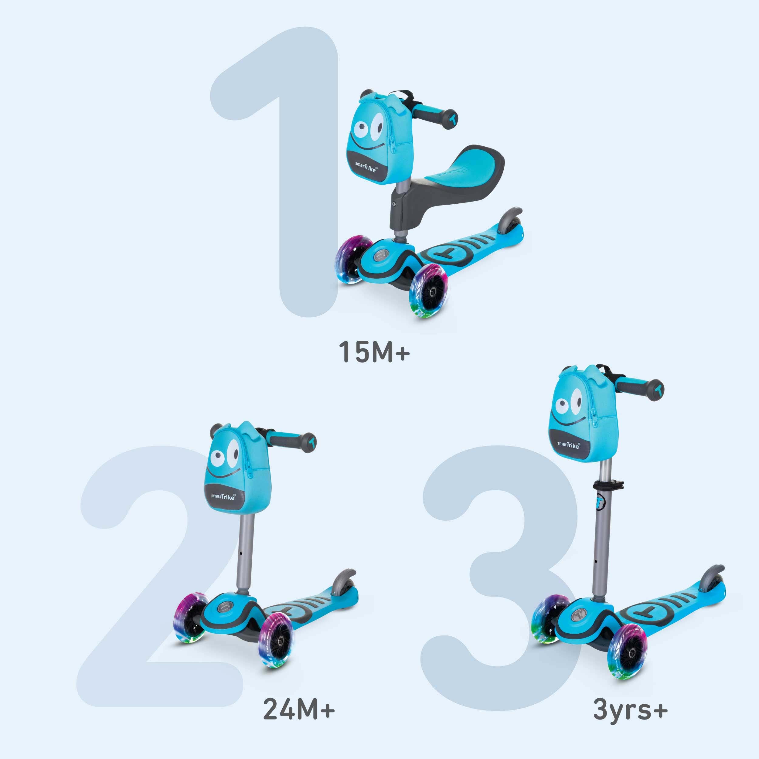 T Scooter SMARTRIKE T1 3 Etapas