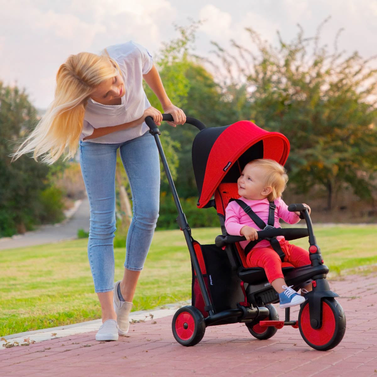 Triciclo 6 Etapas SMARTRIKE STR3 Folding Stroller Trike