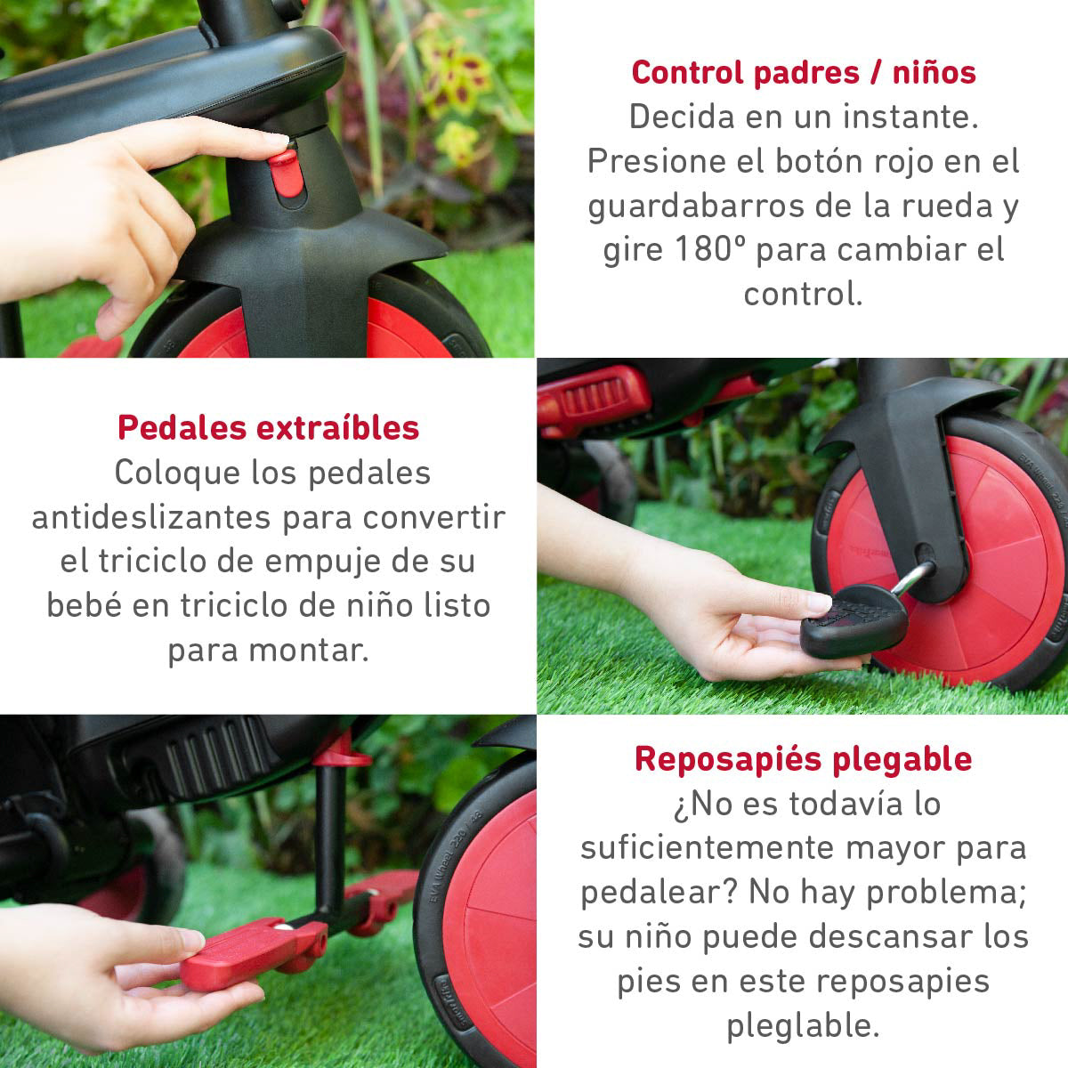 Triciclo 6 Etapas SMARTRIKE STR3 Folding Stroller Trike