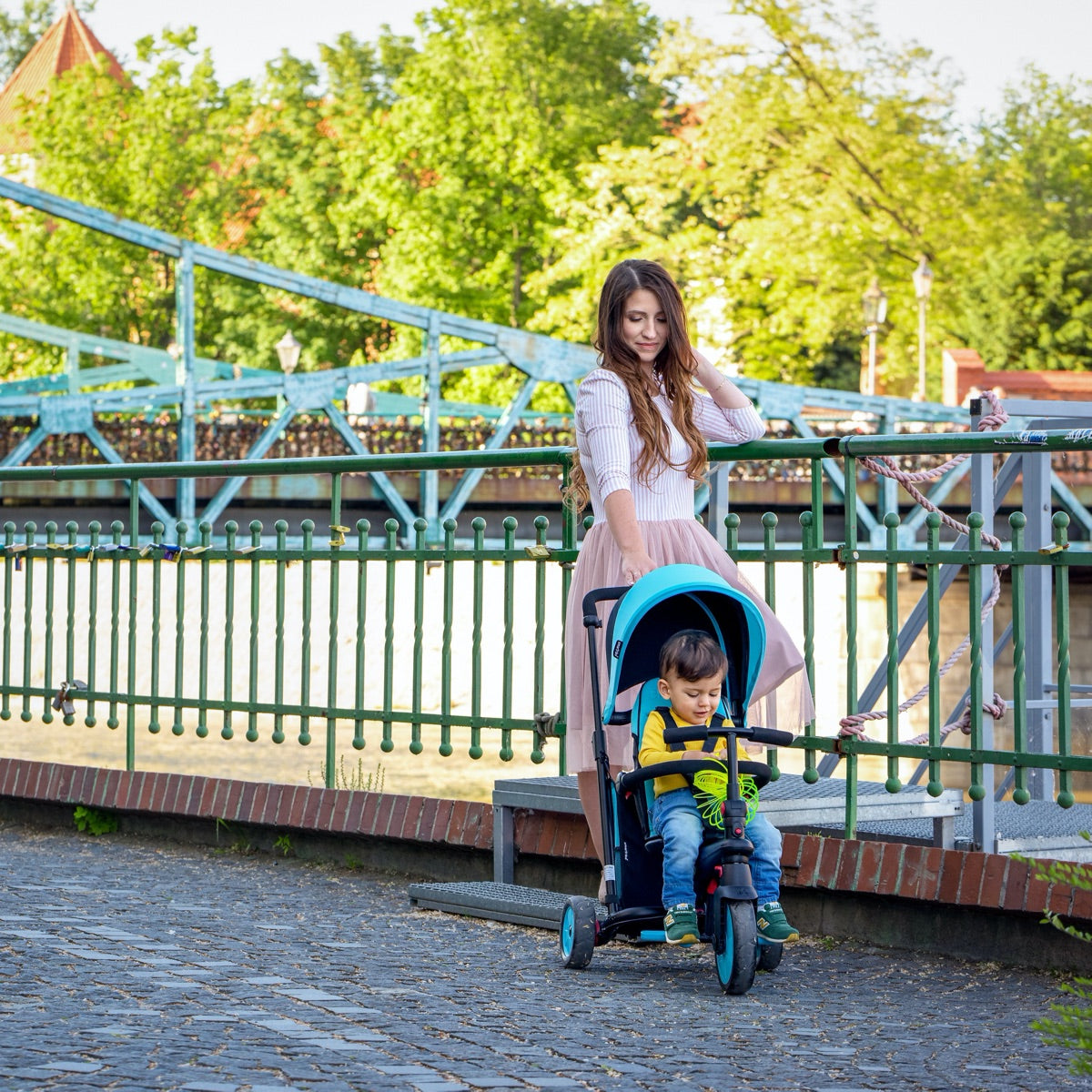 Triciclo 6 Etapas SMARTRIKE STR3 Folding Stroller Trike