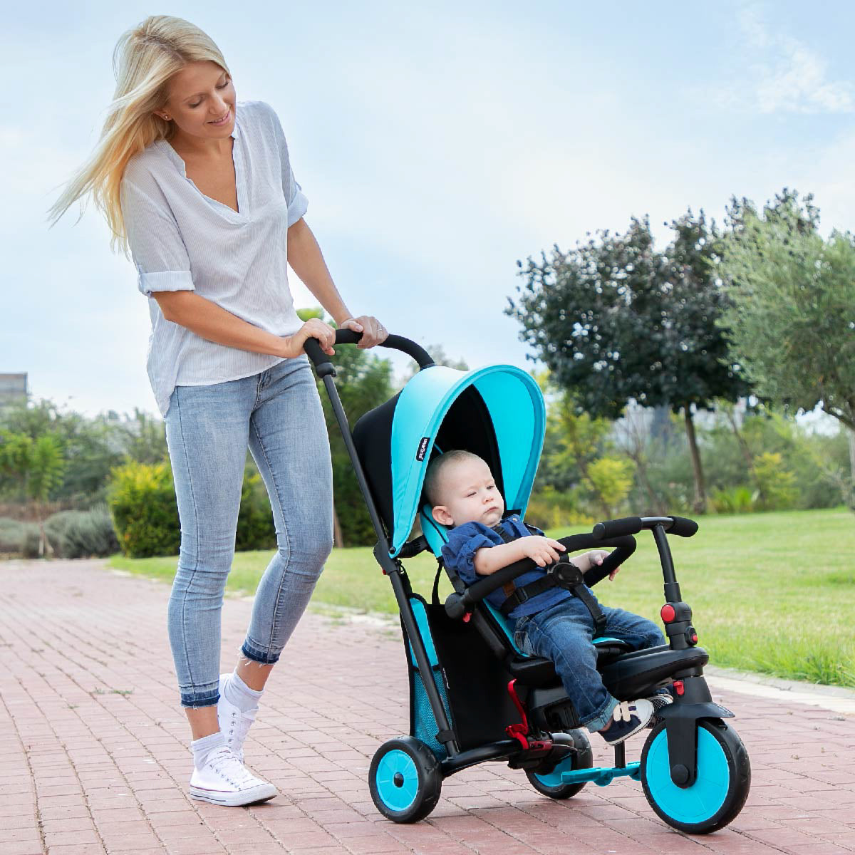Triciclo 6 Etapas SMARTRIKE STR3 Folding Stroller Trike