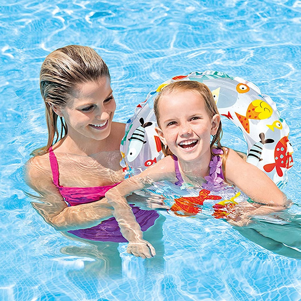 Flotador Inflable Infantil Anillo Multicolor INTEX 51 cm