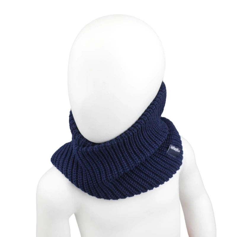 Cuello Tejido Cruzado INFANTI Niño, Azul