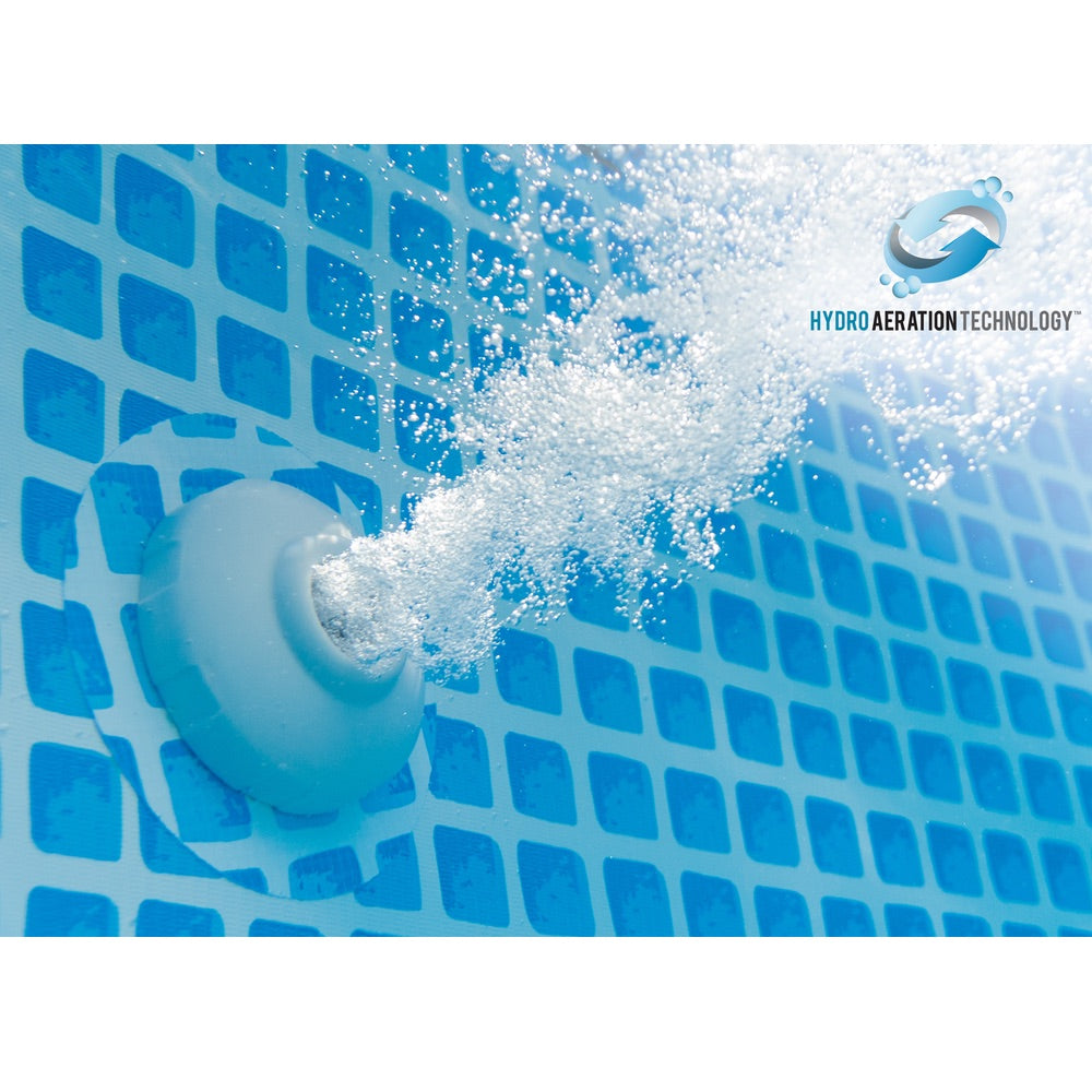 Piscina Estructural Redonda Prism Frame INTEX 366 x 76 cm, 6.503L, con Bomba