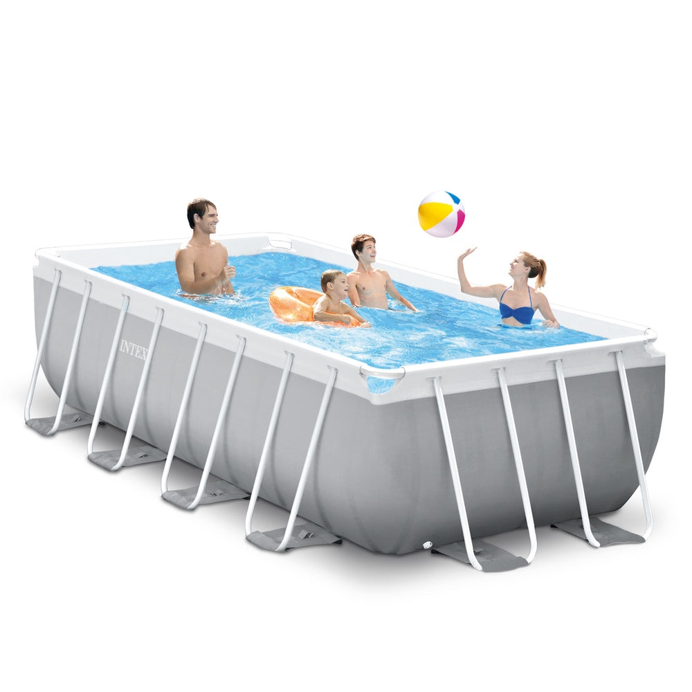 Piscina Estructural Rectangular INTEX Prism Frame, 4m x 2m x 1.22m, 8.418 L