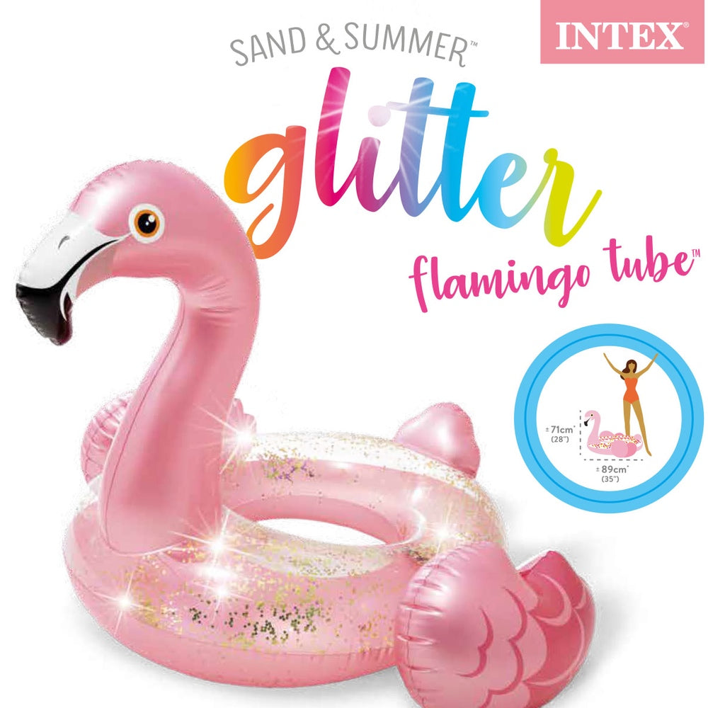 Flotador Inflable Intex Flamenco Glitter