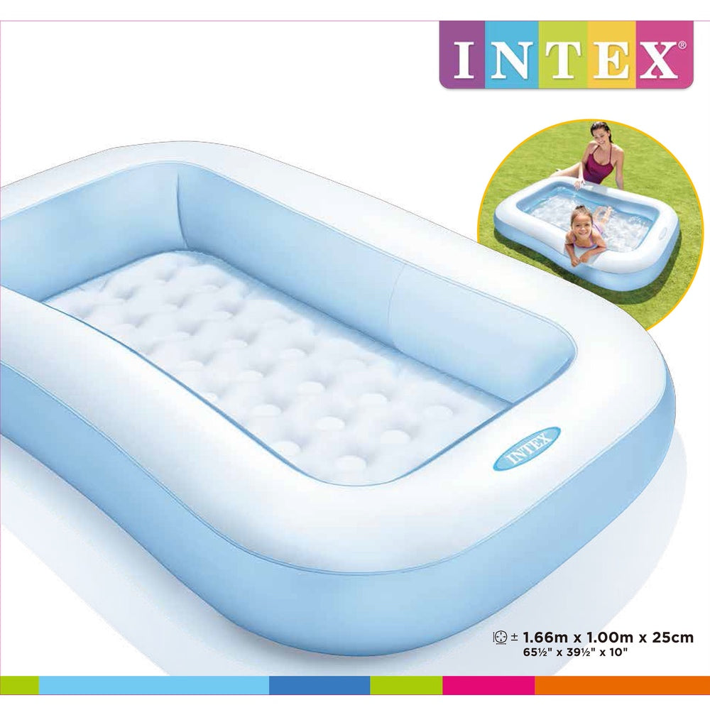 Piscina Inflable Rectangular INTEX, 166 x 100 x 28 cm, 102L