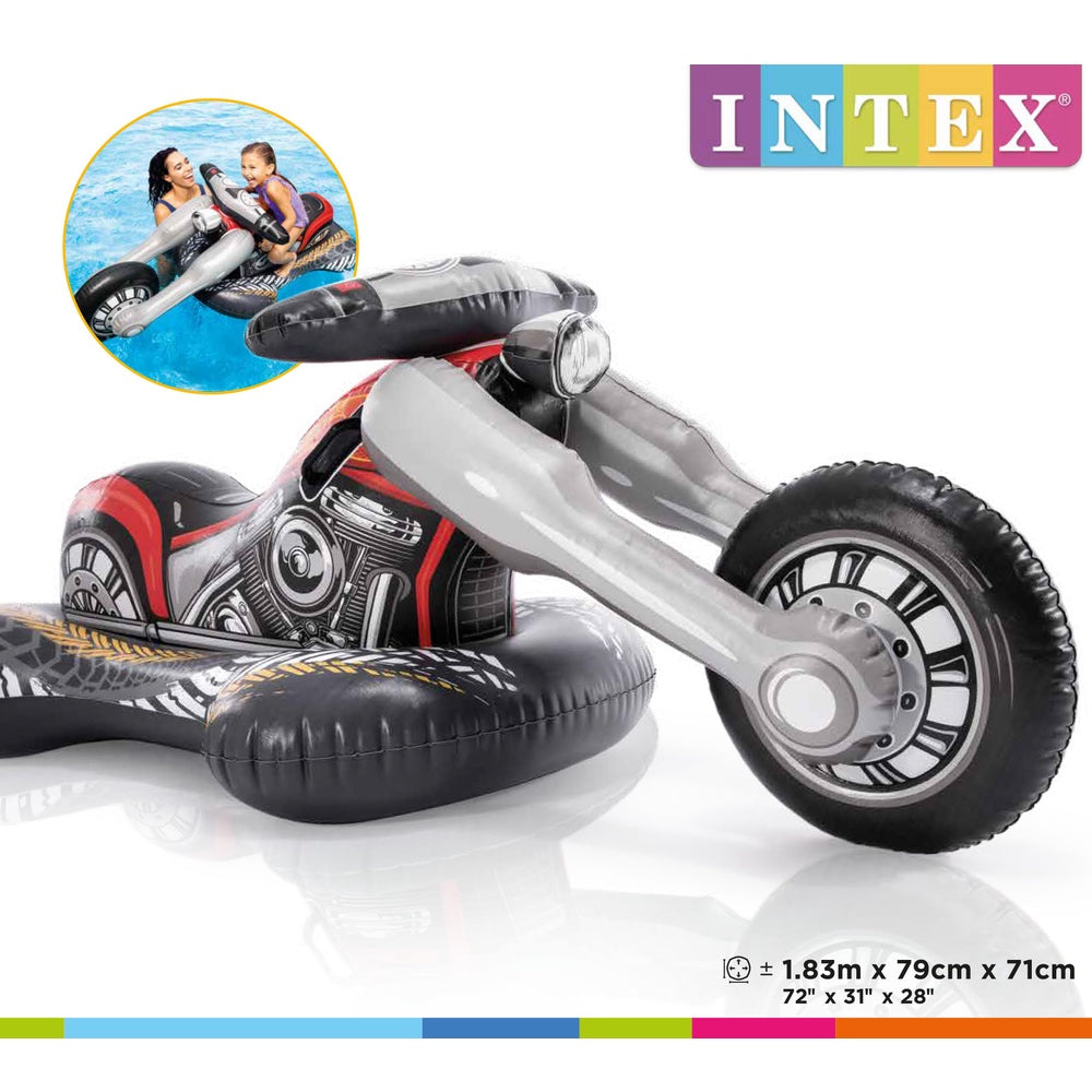 Flotador Inflable INTEX Ride-On Moto Custom