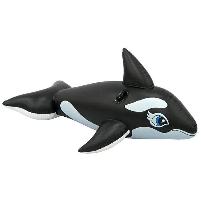 Flotador Inflable Montable INTEX Ballena Orca con 2 Asas 193 x 119 cm