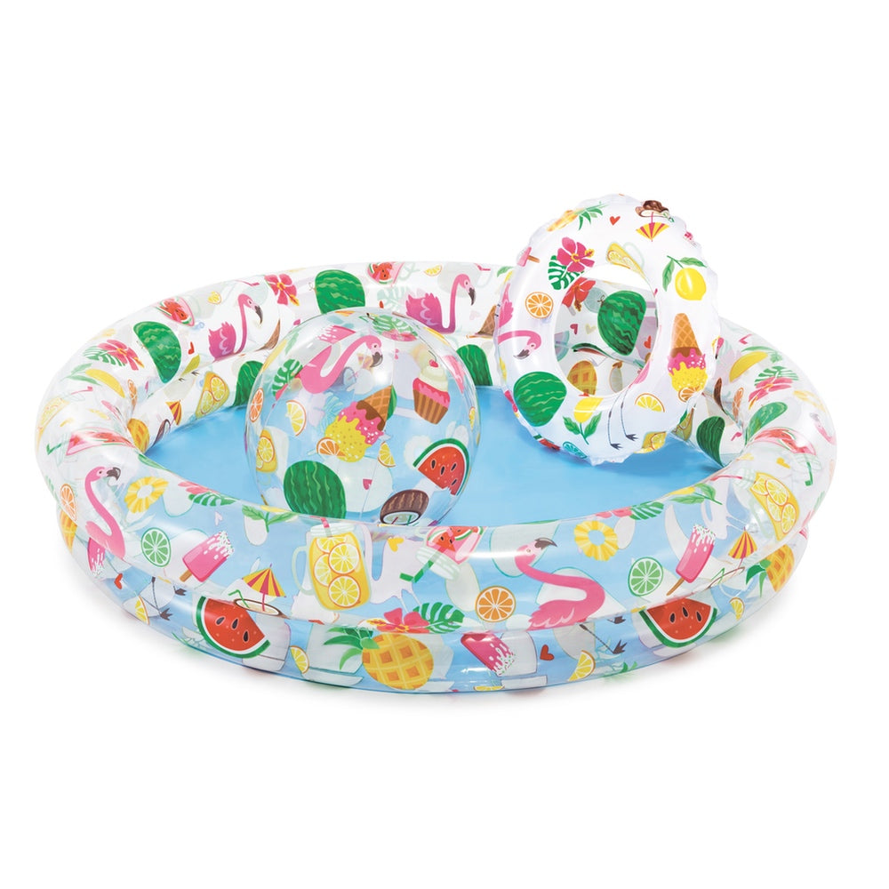 Piscina Inflable infantil INTEX con Pelota y Flotadores