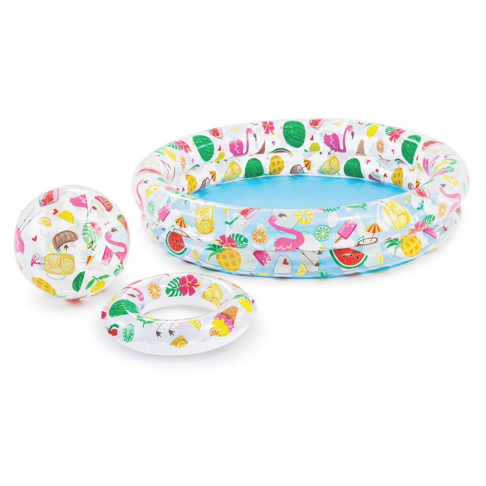 Piscina Inflable infantil INTEX con Pelota y Flotadores