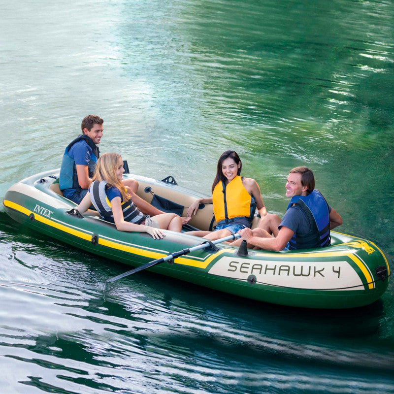 Bote Inflable Seahawk 4 INTEX Sport Series, 3.51m x 1.45m x 48cm