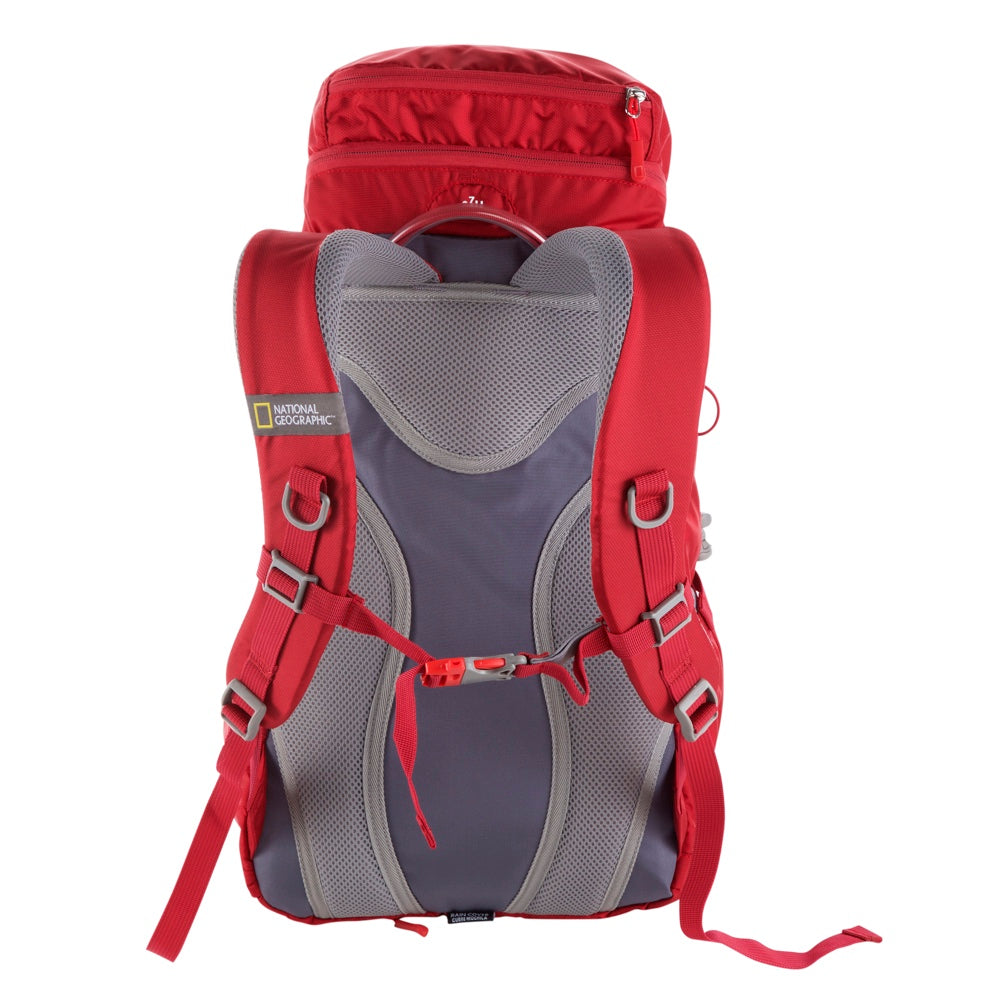 National Geographic Mochila Outdoor Backpack 25 Litros, Roja