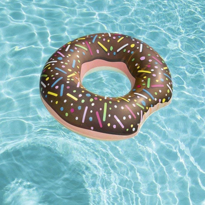 Bestway Flotador Inflable Anillo Donut, Chocolate